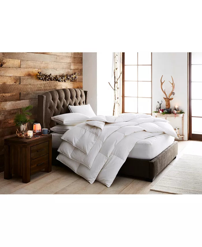 Hotel Collection European White Goose Down Firm Density Pillow Standard/Queen