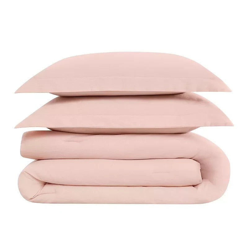 Brooklyn Loom Linen 3 Pc Comforter Set $439 Blush