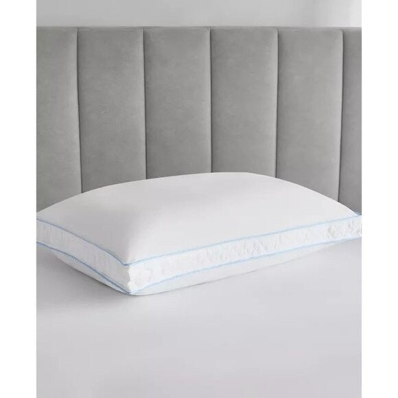 Nautica Premium Gusseted Queen / Standard Pillow Cotton Cover Lofty MSRP $36