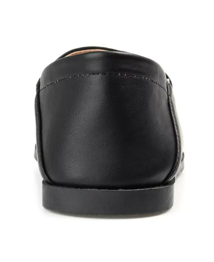 Journee Collection Corinne Slip On Loafer Black 10 New $69