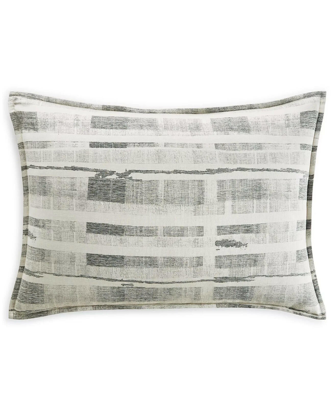 Hotel Collection Broken Stripe Comforter Set King Gray New MSRP $625