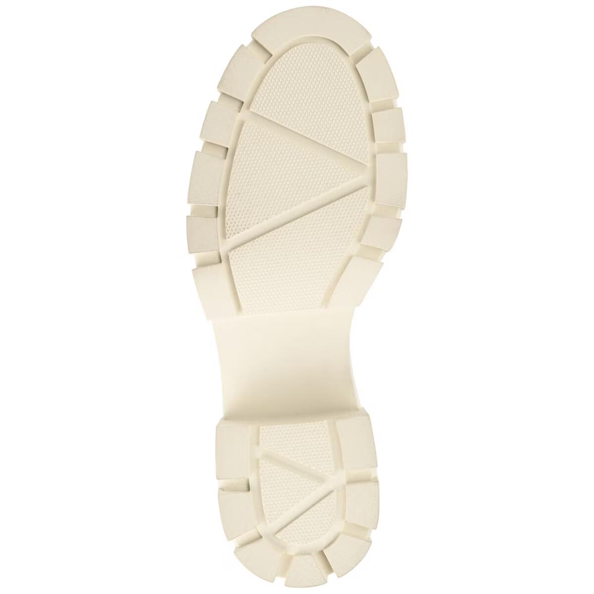 Tru Comfort Tatiana Lug Sole Chelsea Boots White 10 Platform Foam $89