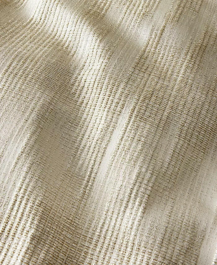 Hotel Collection Gilded Stripe Comforter Set Beige Khaki Gold King MSRP $625