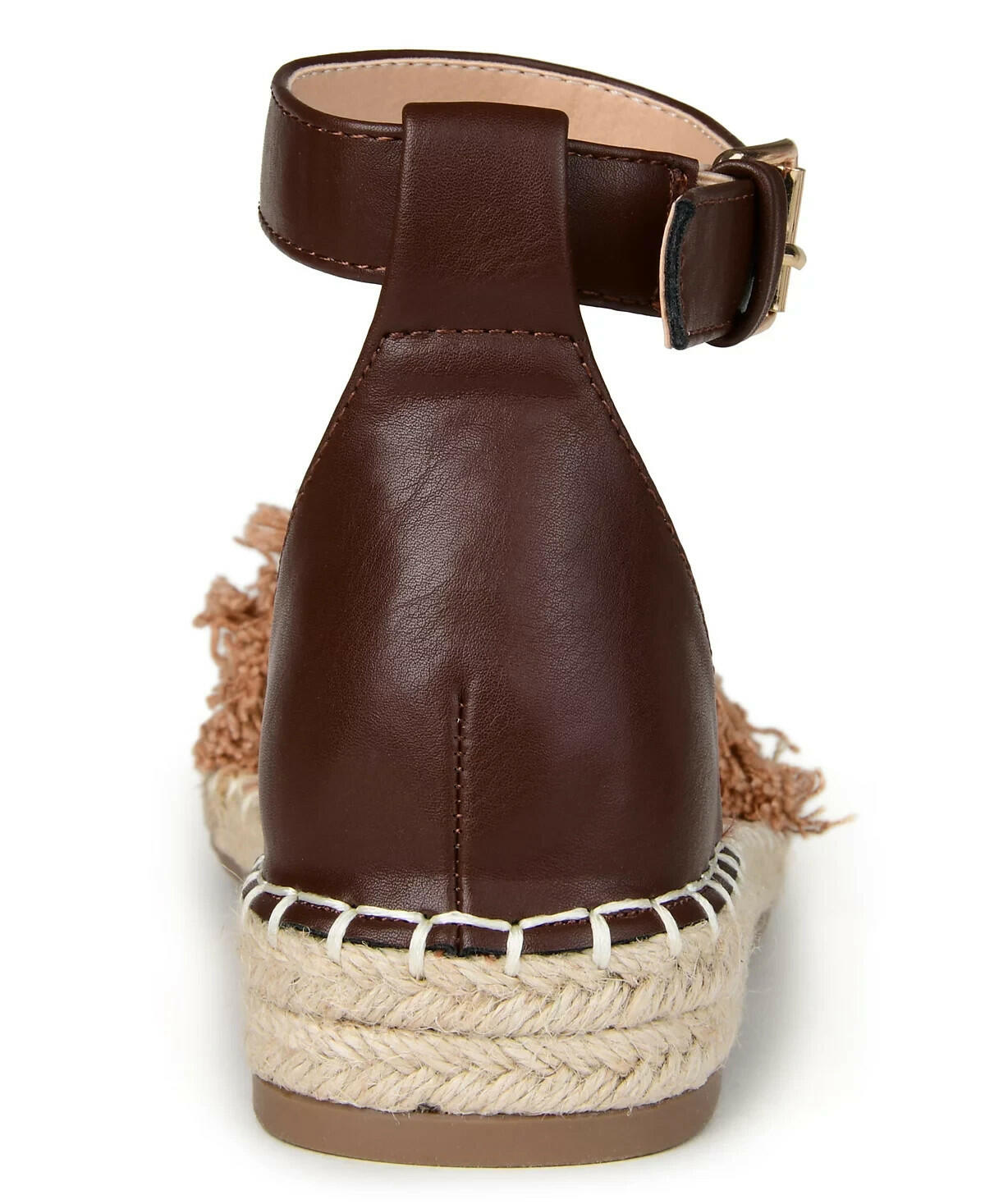 Journee Collection Womens Tristeen Espadrille Sandals Tan 7.5 MSRP $59