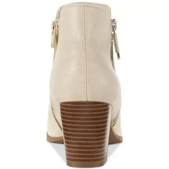 Style and Co Masrinaa Ankle Bootie Ecru Ivory 10 New $80