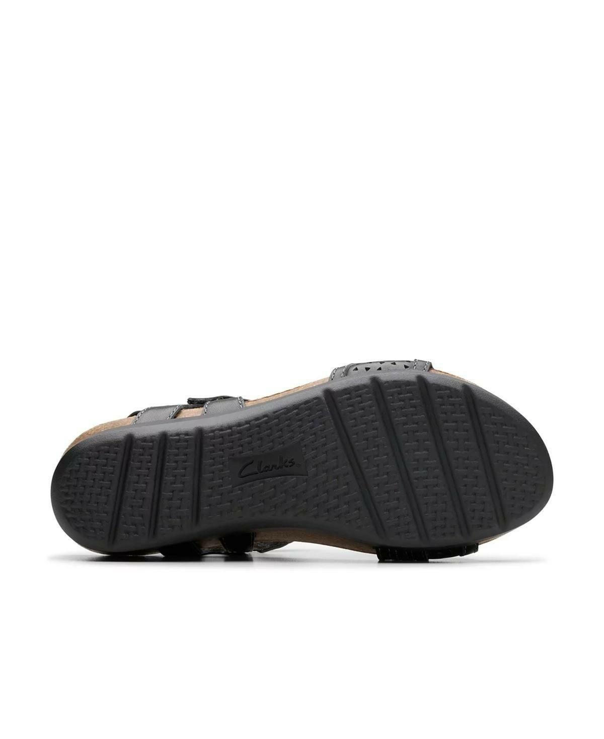 Clarks Calenne Clara Slip-On Sandals Women’s Comfort Shoes Black Size 9.5 – MSRP