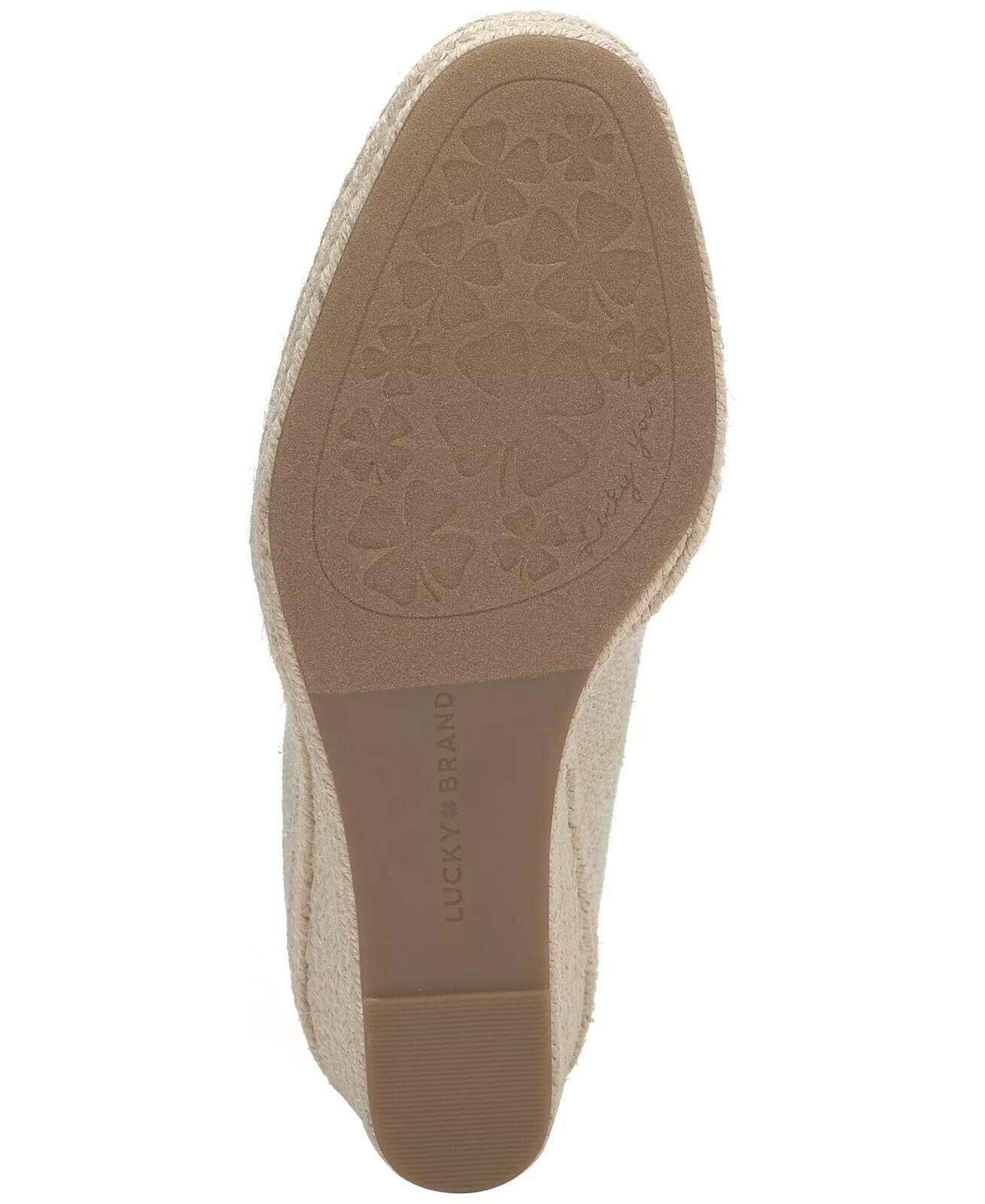 Lucky Brand Womens Imula Espadrille Wedge Platform Sandals 7 $98