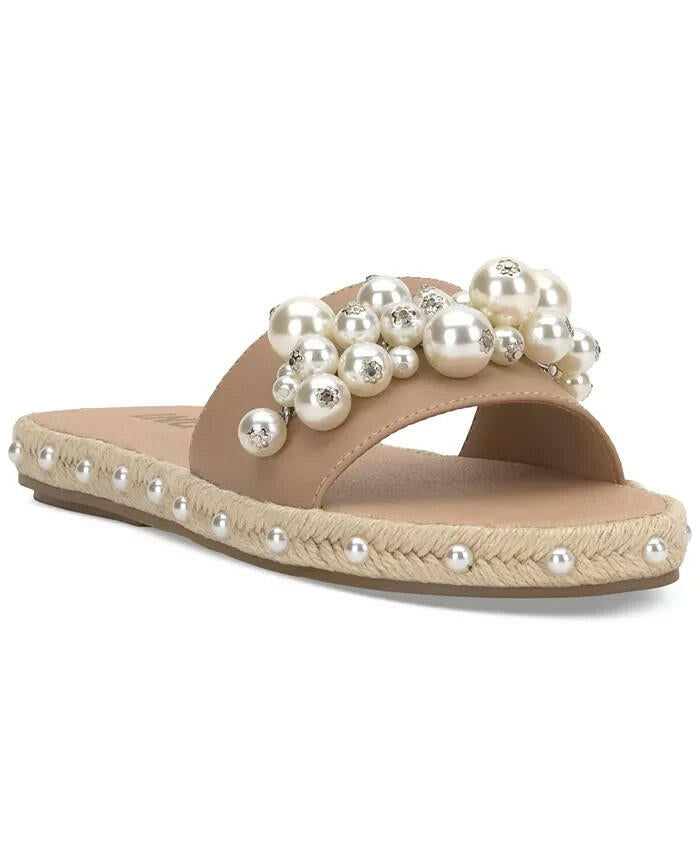 INC Womens Majorie Espadrille Flat Sandals Tan Size 8 New $89
