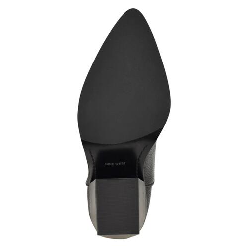 Nine West Keeks Pointed Toe Western Boots – Women’s White & Black Size 6