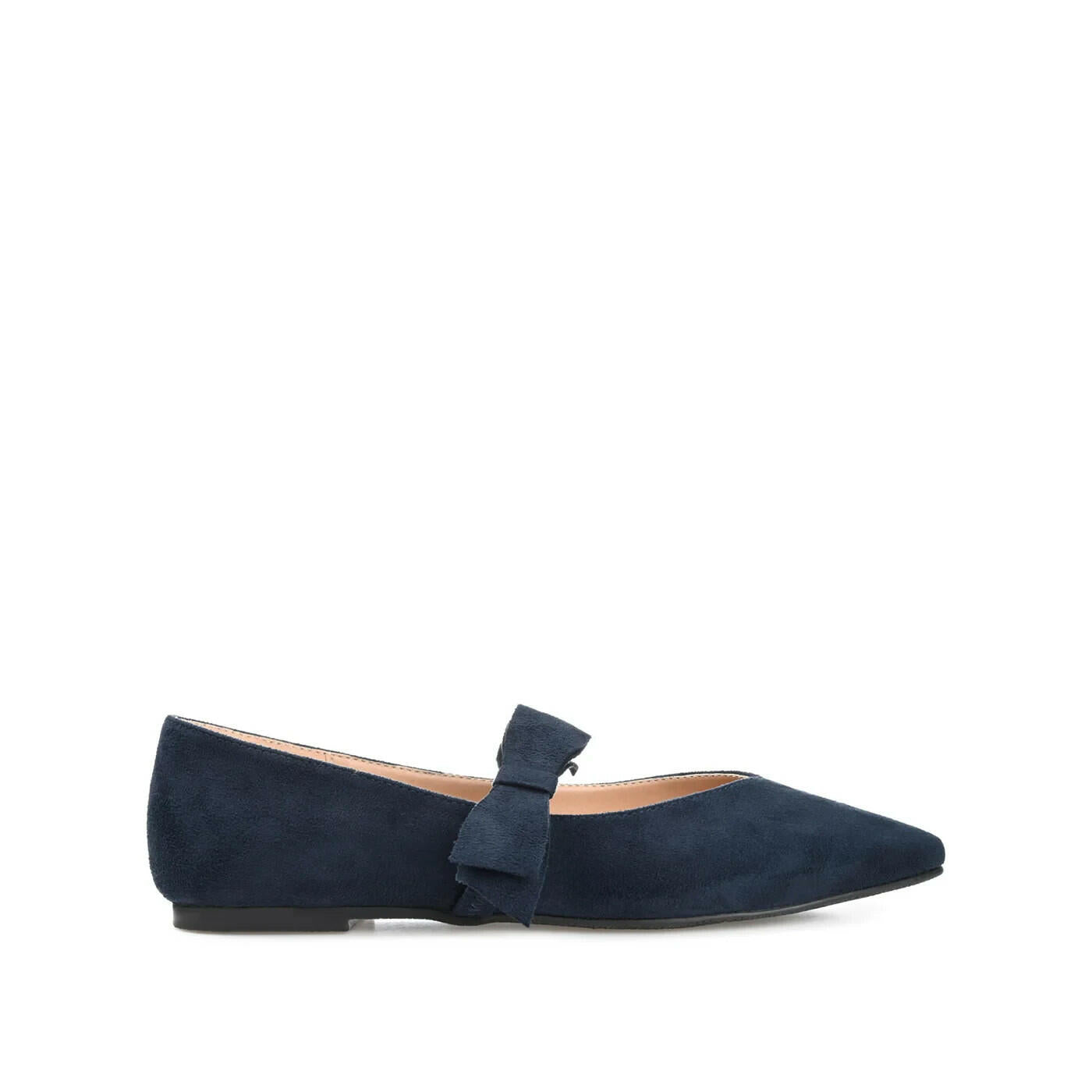 Journee Collection Aizlynn Mary Jane Flat Navy 6 New $80