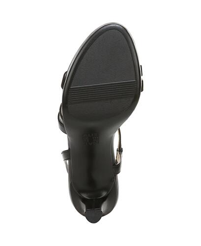 New Naturalizer Brenta black smooth Strappy dress sandals