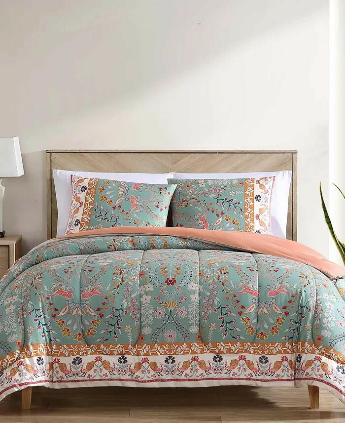 Hallmart Collectibles Vilano 3Pc Comforter Set Full Queen MSRP $80