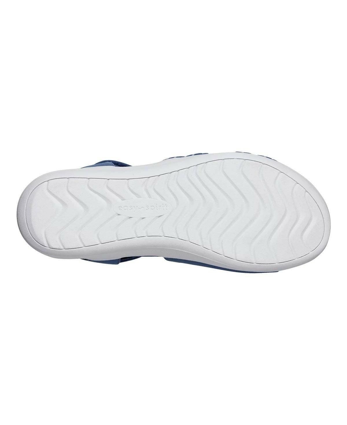 Easy Spirit Weber Women’s Sporty Sandals Light Wedge Comfort Walking Blue 5