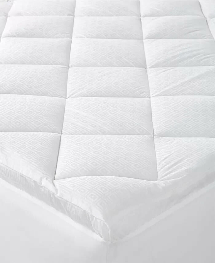 Hotel Collection Luxe Mattress Pad King Hypoallergenic White MSRP $375