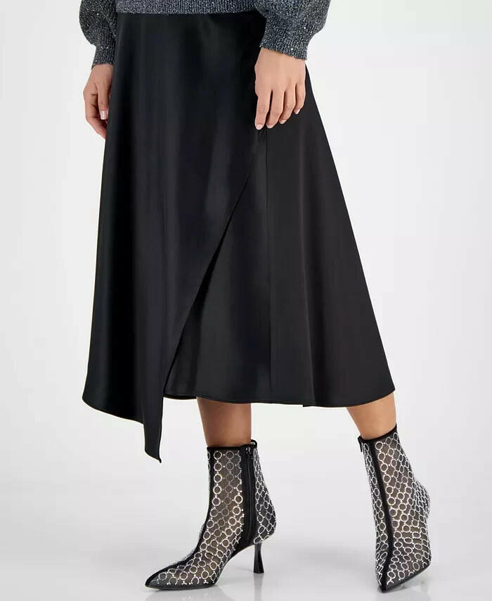 INC International Concepts Darissa Mesh Dress Bootie Nude 6 New $129