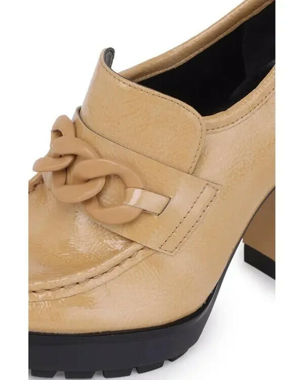Kenneth Cole Womens Justin Lug Loafer Pumps Tan Size 9 New $129