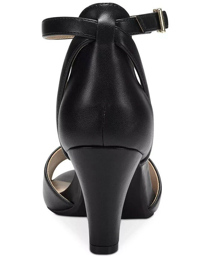 Giani Bernini Womens Clarrice Memory Foam Dress Sandals Black 7.5 New $79