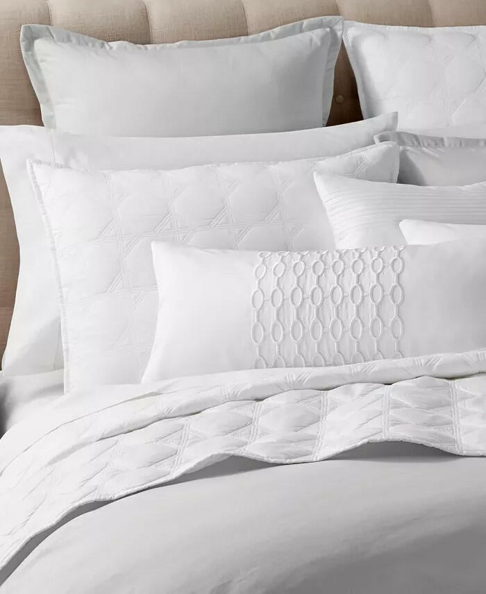 Hotel Collection 680TC King Duvet Cover Set Supima Cotton Palladium $500