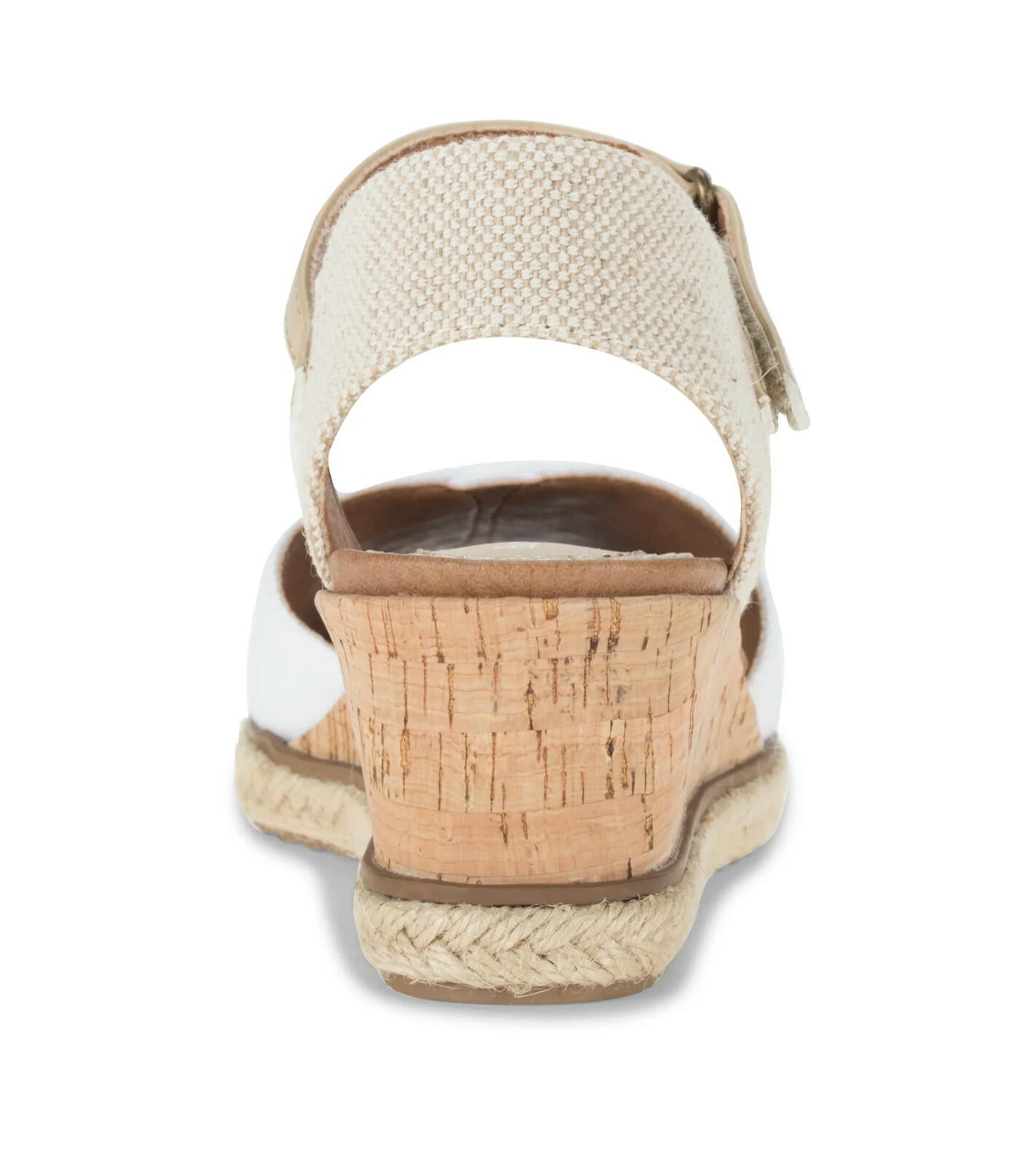 Baretraps Odetta Espadrille Wedge Sandal White 7.5 New MSRP $79