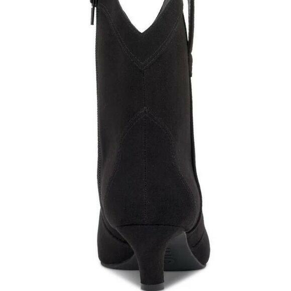 I.N.C. International Concepts Secia Western Booties Black Sz 8.5 MSRP $129