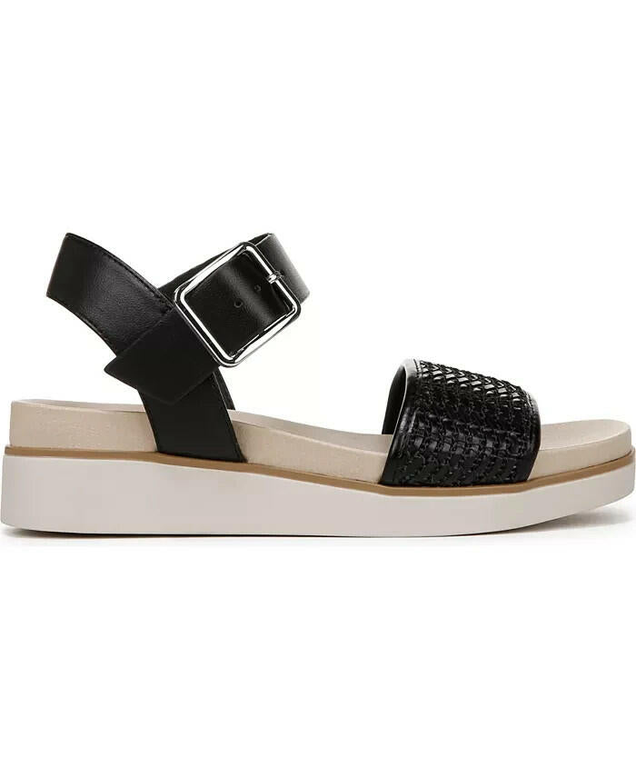 LifeStride Womens Gillian 2 Platform Sandals Black Size 6 New $69