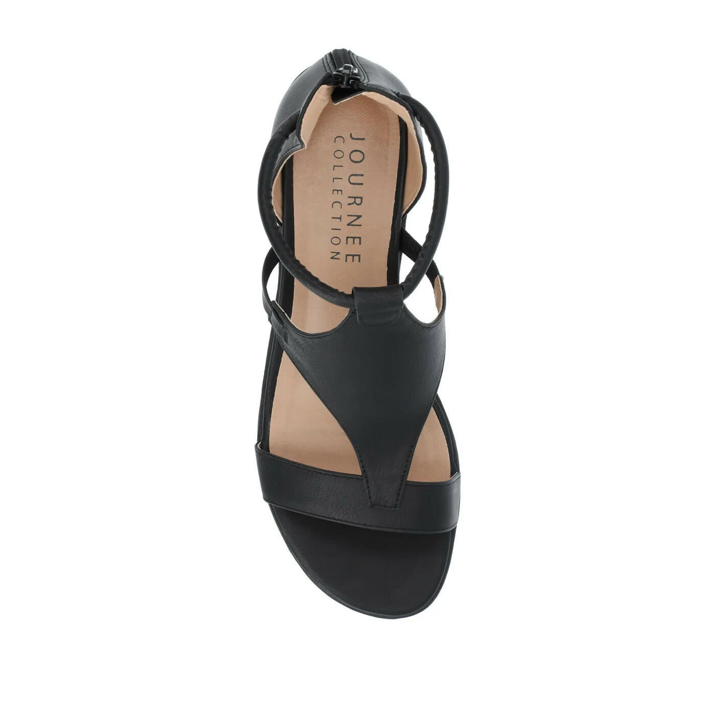 Trayle Women’s Wedge Gladiator Sandals Black Size 8.5 Wide $94 MSRP