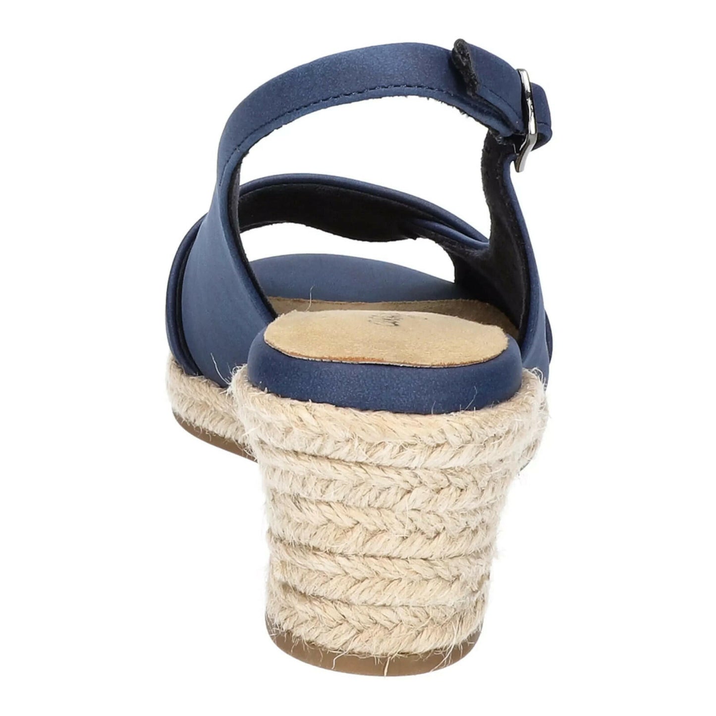 Easy Street Devlin Espadrille Wedge Sandals Black 7.5 Slingback $89