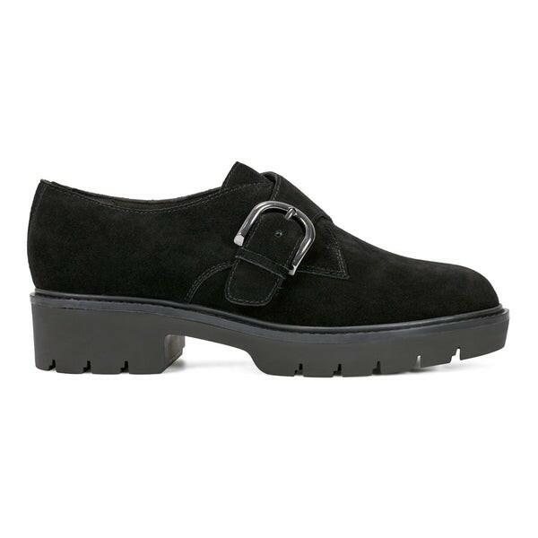 Easy Spirit Womens Kasen Lug Sole Buckle Oxfords Black 11 New $89