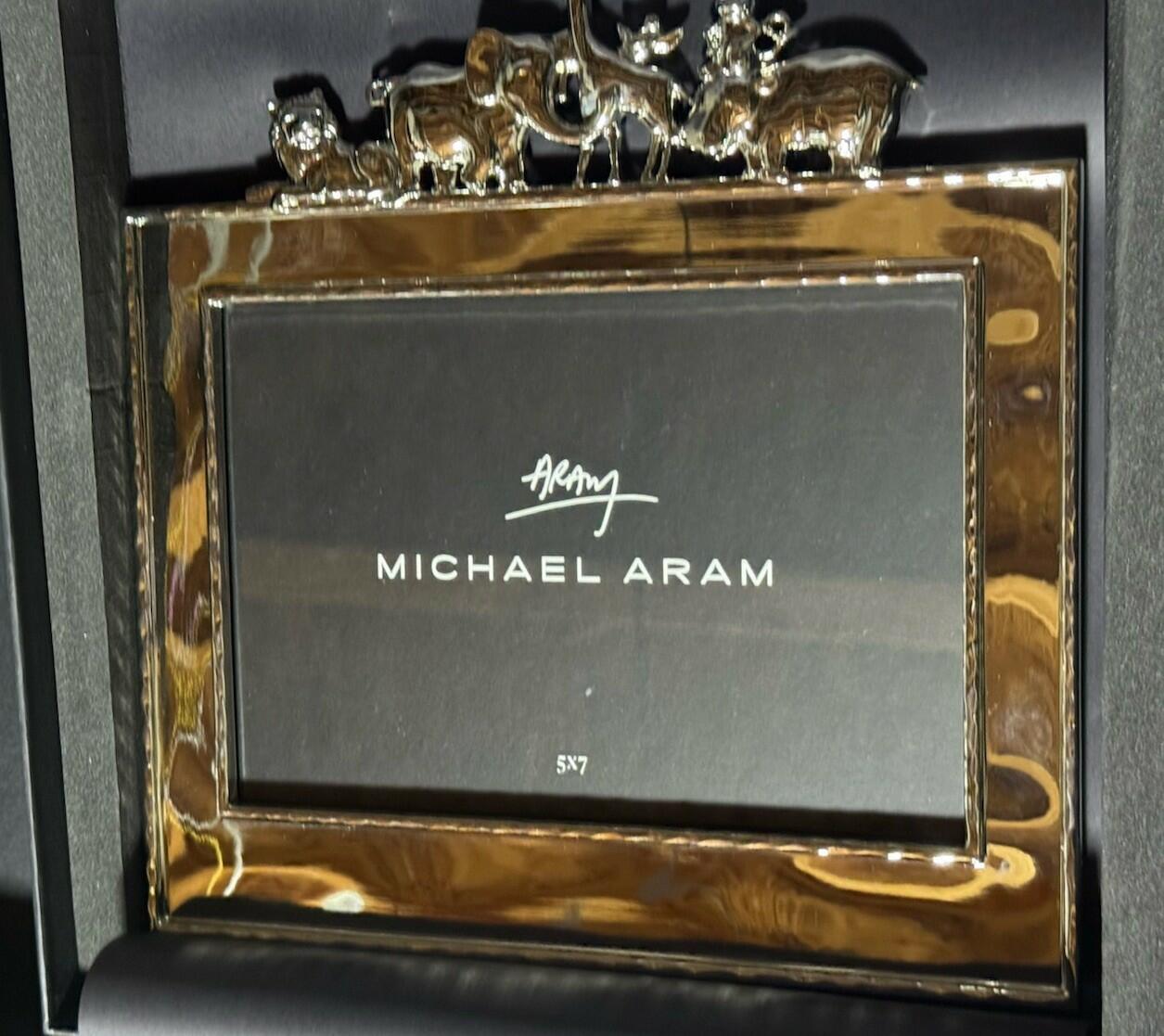 Michael Aram Animals 5x7 Frame Nickelplate NEW MSRP $130