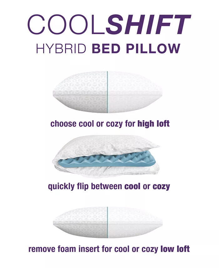 IntelliSLEEP Tailored Rest CoolShift 4-in-1 Customizable Hybrid Pillow Queen $130
