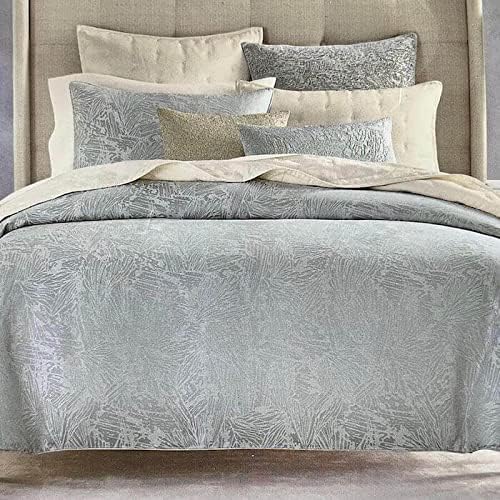 Hudson Park Full/Queen Duvet Cover Blue Deisign MSRP $400