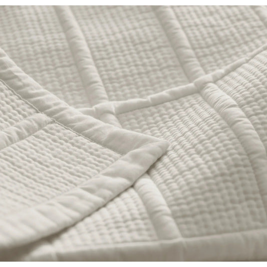 Boll and Branch Signature Modern Grid Quilt $499 SOLD OUT
