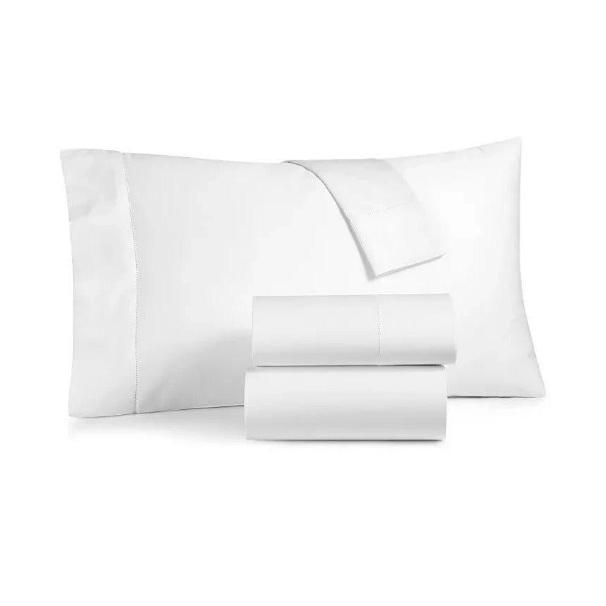 Charter Club Solid Extra Deep Pocket 550 Thread Count 100% Cotton 4-Pc Sheet Set