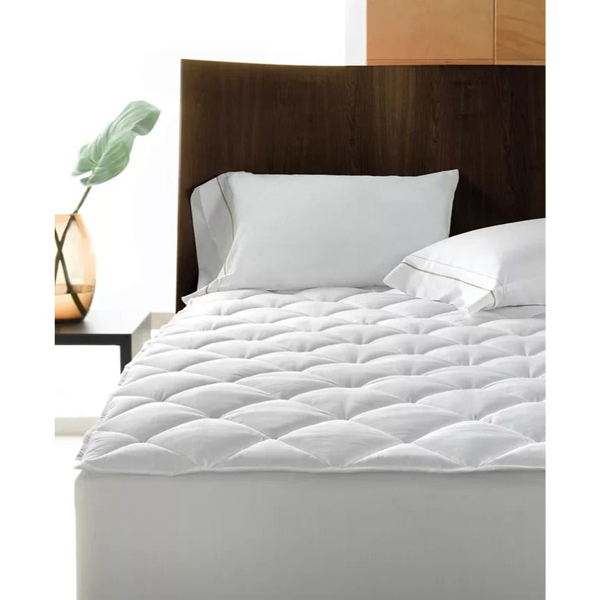Hotel Collection 500-Thread Count Cotton Hypoallergenic Alternative Mattress Pad