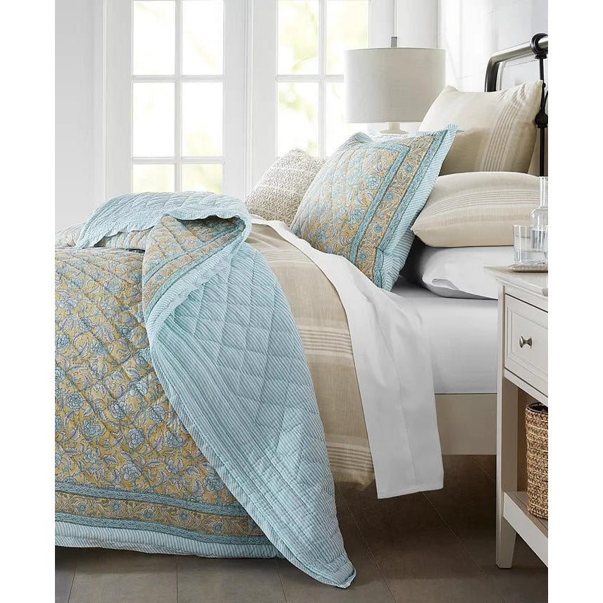 Charter Club Nadia 3-Pc Quilt Set Full/Queen Reversible MSRP $335
