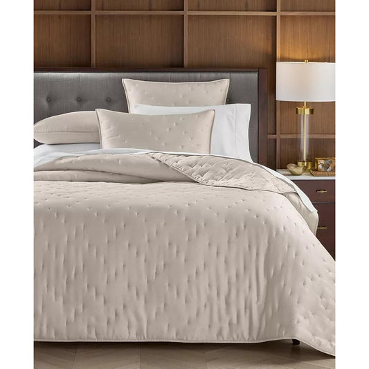 Hotel Collection Lyocell Coverlet Set Full/Queen Sand MSRP $430