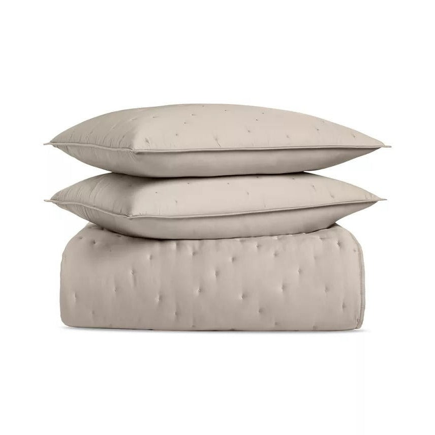 Hotel Collection Lyocell Coverlet Set Full/Queen Sand MSRP $430