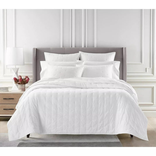 Sky Bedding | Sky Tufted Quilted Twin 100% Cotton Coverlet Set $275