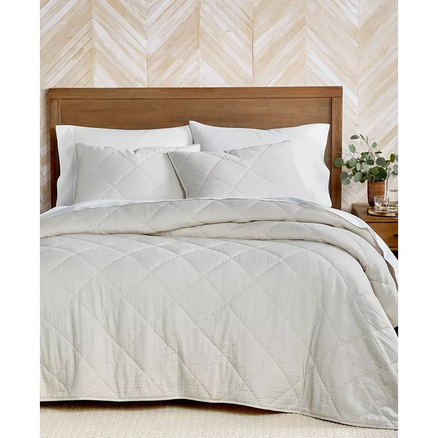 Hotel Collection Dobby Diamond 3-Pc. Coverlet Set Full /Queen $430