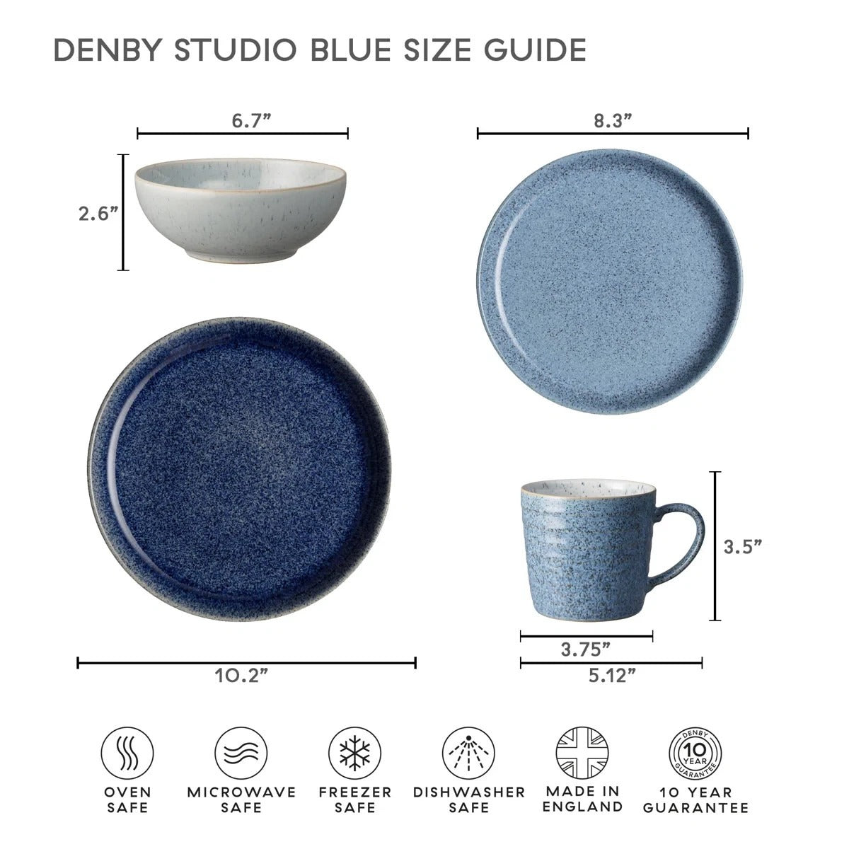 Studio Blue 12 Pc Set By Denby $500