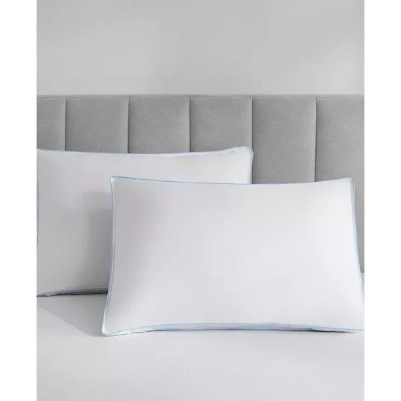 Nautica Premium Gusseted Queen / Standard Pillow Cotton Cover Lofty MSRP $36