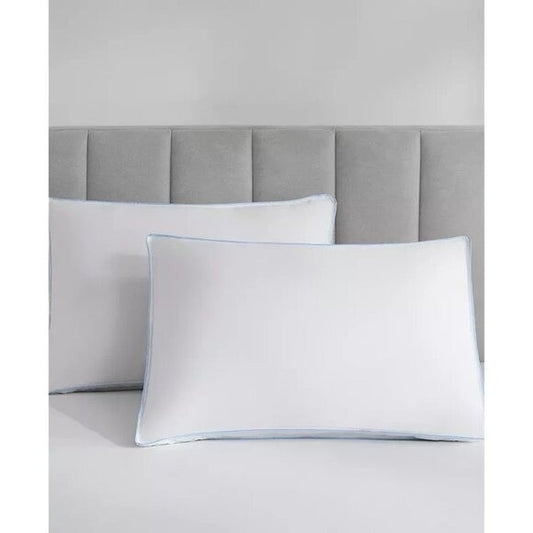 Nautica Premium Gusseted Queen / Standard Pillow Cotton Cover Lofty MSRP $36