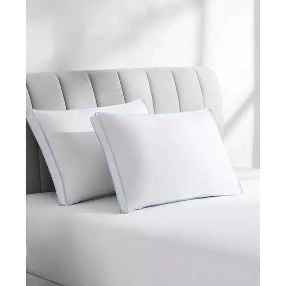 Nautica Premium Gusseted Queen / Standard Pillow Cotton Cover Lofty MSRP $36