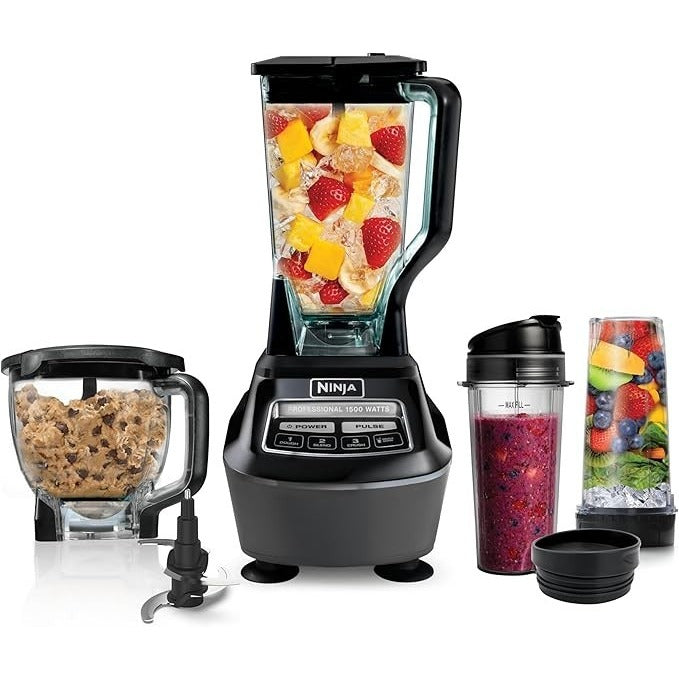 Ninja Mega Kitchen System, 1500W, 72Oz Pitcher, 8-Cup, Black $219