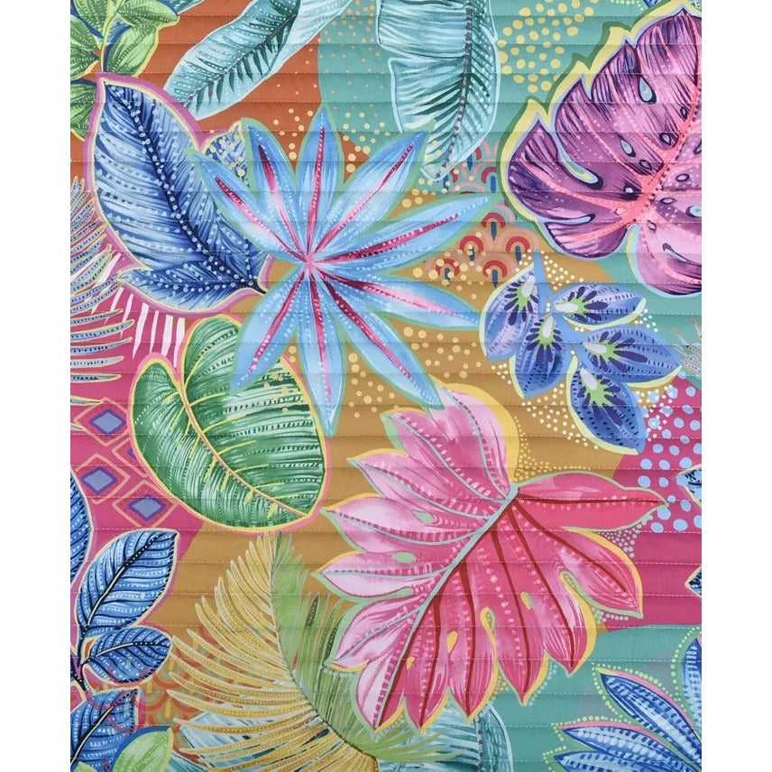 J by J Queen Hanalei Tropical 2 Piece Quilt Set Twin Twin XL $270