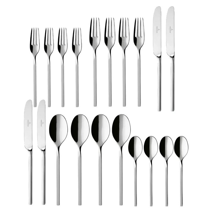 Villeroy & Boch New Wave Stainless Steel 20 Pc. Flatware Set, Service for 4 $240
