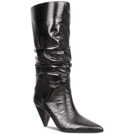 INC International Concepts Womens Diiannaa Slouch Boots Pewter MSRP $129