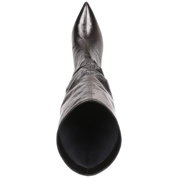 INC International Concepts Womens Diiannaa Slouch Boots Pewter MSRP $129