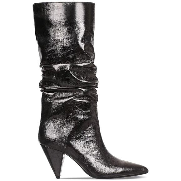 INC International Concepts Womens Diiannaa Slouch Boots Pewter MSRP $129