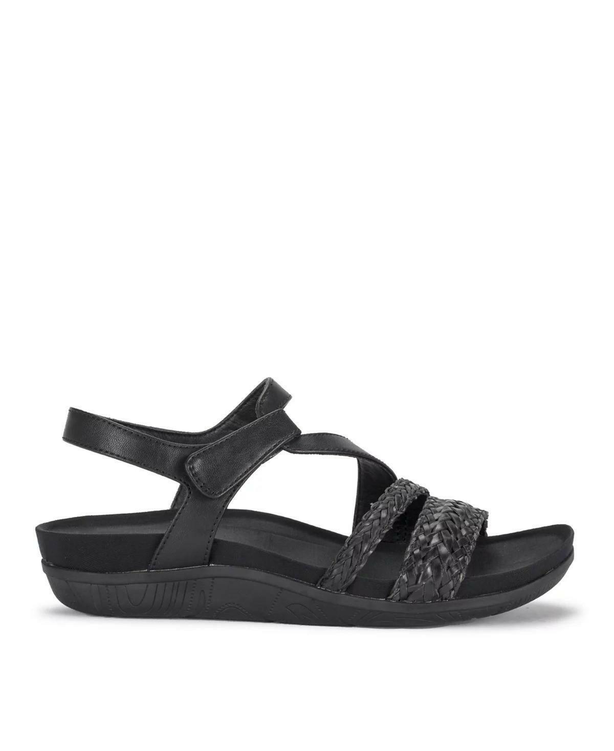 Easy Spirit Jalen Strappy Sandals Women’s Comfort Shoes Black Size 10 – MSRP $69